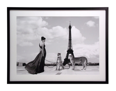 Obraz - Widok z Trocadéro - reprodukcja 3AP4305 w ramie 60x80 cm
