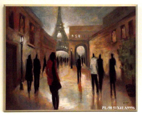 Obraz - Ulice Paryża - reprodukcja na płycie A9996 51x41 cm - Obrazy Reprodukcje Ramy | ergopaul.pl