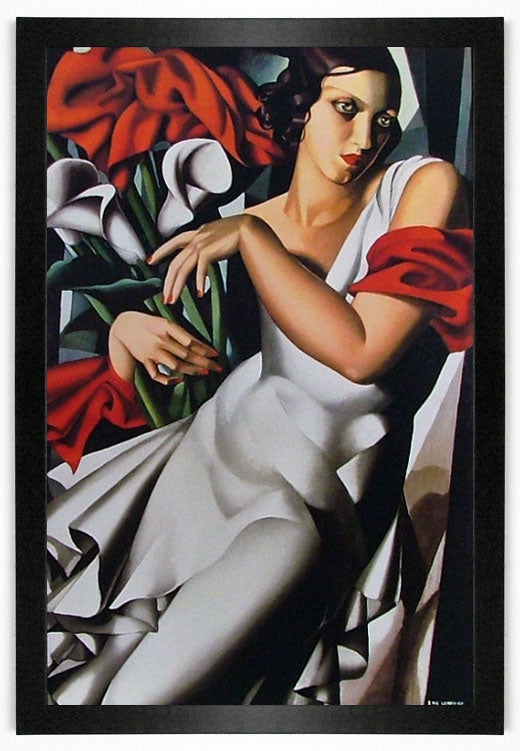 Obraz - Tamara de Lempicka, 'Portret Madame Ira P.' - reprodukcja w ramie, bez szyby TDL2060 65x100 cm. - Obrazy Reprodukcje Ramy | ergopaul.pl