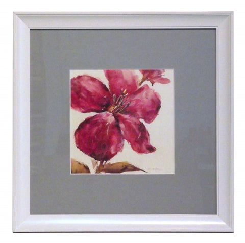 Obraz - Pastelowy, różowy kwiat - reprodukcja w ramie D3495 30x30 cm. - Obrazy Reprodukcje Ramy | ergopaul.pl