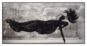 Obraz - Tancerka w czarnej sukni, 'Czarny Łabędź' - reprodukcja 2AP4324 na płycie 101x51 cm - Obrazy Reprodukcje Ramy | ergopaul.pl