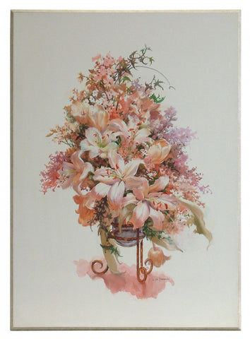 Obraz - Subtelny bukiet kwiatów - reprodukcja A0231 na płycie 51x71 cm - Obrazy Reprodukcje Ramy | ergopaul.pl