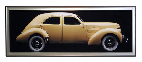 Obraz - Samochód z kolekcji, Hupmobile Skylark, 1940r. - reprodukcja w ramie 4HH699 95x33 cm - Obrazy Reprodukcje Ramy | ergopaul.pl
