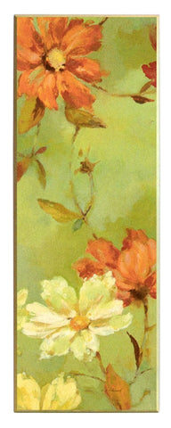Obraz - Kwiaty, limonkowa kompozycja - reprodukcja na płycie A5442 34x96 cm - Obrazy Reprodukcje Ramy | ergopaul.pl