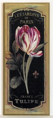 Obraz - Ogród paryski, tulipan - reprodukcja WI10238 na płycie 21x52 cm. - Obrazy Reprodukcje Ramy | ergopaul.pl
