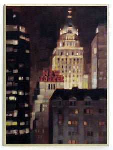 Obraz - Manhattan nocą - reprodukcja na płycie A6079 31x41 cm - Obrazy Reprodukcje Ramy | ergopaul.pl