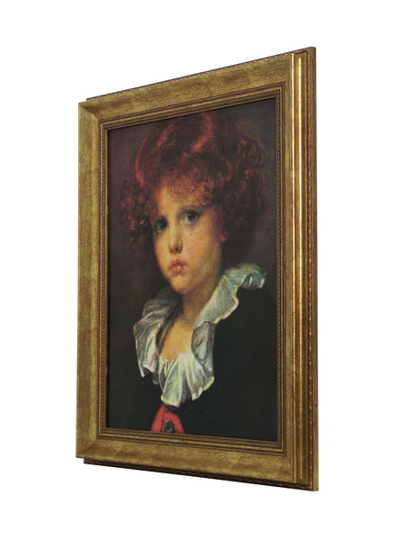 Obraz - J.B. Greuze, Portret chłopca - reprodukcja w ramie SN217 40x50 cm