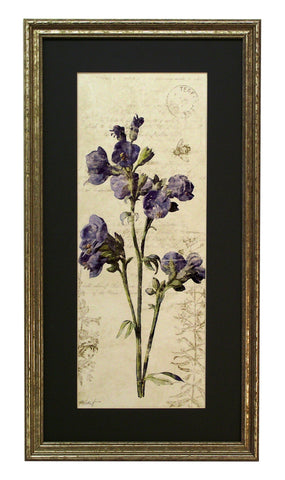 Obraz - Rustykalne kwiaty - reprodukcja w ramie WI5987 30x60 cm.