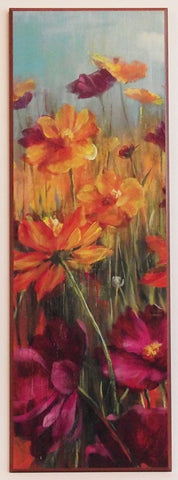Obraz - Fragment kwiatowej łąki - reprodukcja na płycie WI7931 32x92 cm - Obrazy Reprodukcje Ramy | ergopaul.pl