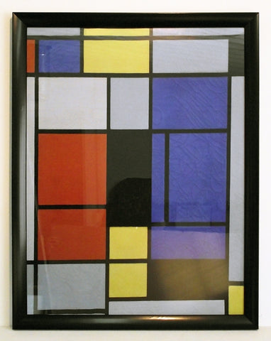 Obraz - Mondrian, Tablica - reprodukcja w ramie 3MON2117 60x80 cm - Obrazy Reprodukcje Ramy | ergopaul.pl