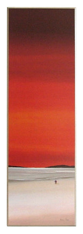Obraz - Plaża o zachodzie słońca - reprodukcja na płycie AL183 31x101 cm - Obrazy Reprodukcje Ramy | ergopaul.pl