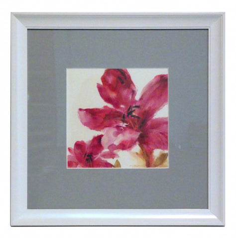 Obraz - Pastelowy, różowy kwiat II - reprodukcja w ramie D3496 30x30 cm. - Obrazy Reprodukcje Ramy | ergopaul.pl