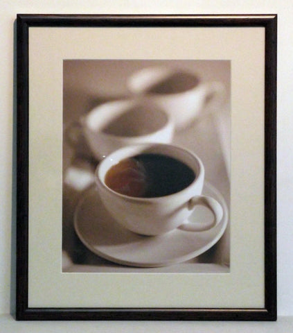 Obraz - Filiżanka z kawą - reprodukcja w ramie A8612 33x39 cm - Obrazy Reprodukcje Ramy | ergopaul.pl