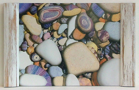 Obraz - Kolorowe kamienie - reprodukcja w półramie GD105R/1 45x36 cm - Obrazy Reprodukcje Ramy | ergopaul.pl