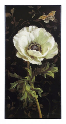 Obraz - Kwiat na tle ornamentów, Mak - reprodukcja WI10337 na płycie 32x62 cm. - Obrazy Reprodukcje Ramy | ergopaul.pl