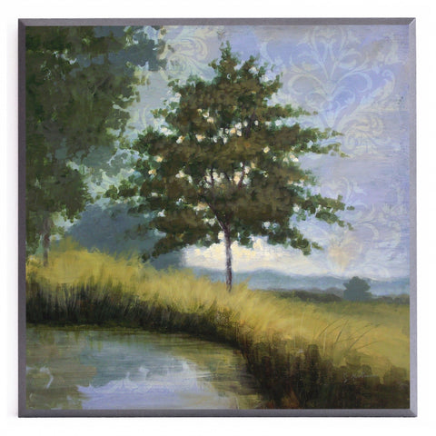 Obraz - Drzewa nad rzeką - reprodukcja na płycie A7139 51x51 cm - Obrazy Reprodukcje Ramy | ergopaul.pl