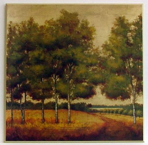 Obraz - Drzewa na łące - reprodukcja na płycie A5904 71x71 cm - Obrazy Reprodukcje Ramy | ergopaul.pl