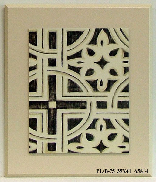 Obraz - Roślinne ornamenty - reprodukcja na płycie A5814 35x41 cm - Obrazy Reprodukcje Ramy | ergopaul.pl