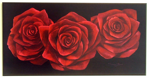 Obraz - Czerwone róże - SUB1031 101x51 cm. - Obrazy Reprodukcje Ramy | ergopaul.pl