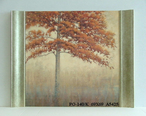 Obraz - Drzewa w beżach - reprodukcja w półramie A5425 69x69 cm - Obrazy Reprodukcje Ramy | ergopaul.pl