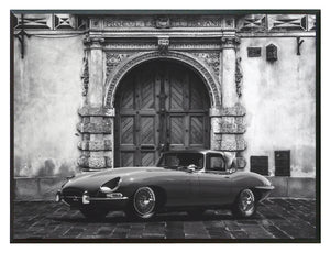 Obraz -Samochód Vintage IV, czarno-biała fotografia - reprodukcja 3AP3840-40 na płycie 41x31 cm - Obrazy Reprodukcje Ramy | ergopaul.pl