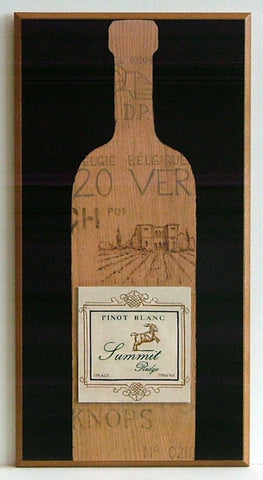 Obraz - Butelka z etykietką wina - Decograph A6375 27x51 cm - Obrazy Reprodukcje Ramy | ergopaul.pl