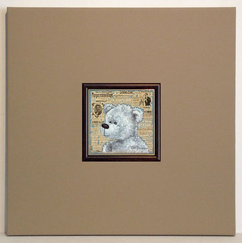 Obraz - Kolonialny biały miś - reprodukcja w ramie IGP1933 50x50 cm - Obrazy Reprodukcje Ramy | ergopaul.pl
