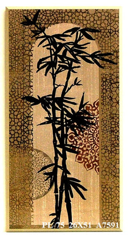 Obraz - Gałązki bambusa 3 - reprodukcja na płycie A7591 26x51 cm - Obrazy Reprodukcje Ramy | ergopaul.pl