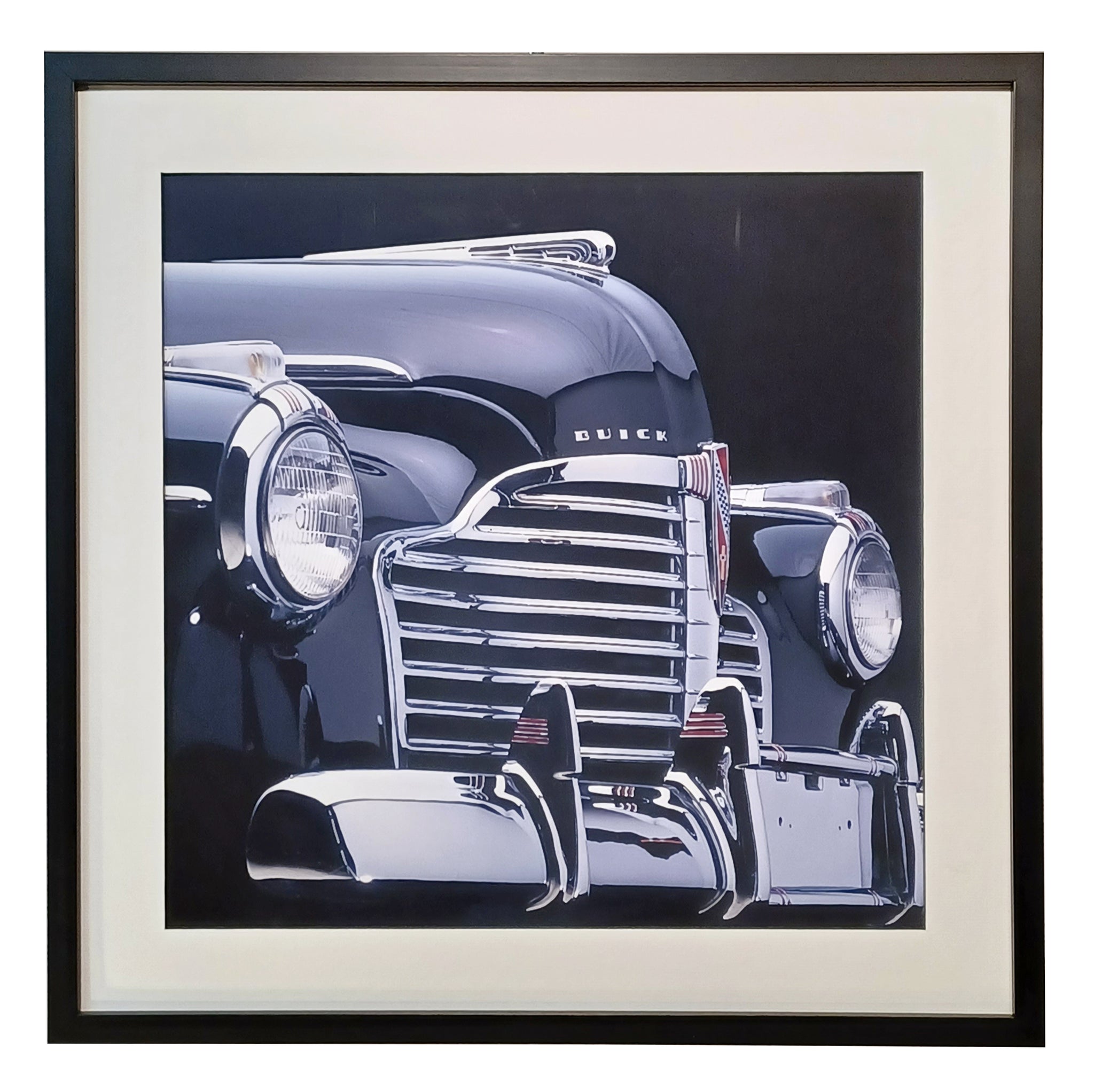 Obraz - Grill samochodu Buick Super, 1941r. - reprodukcja 1HH702-50 60x60 cm w ramie drewnianej