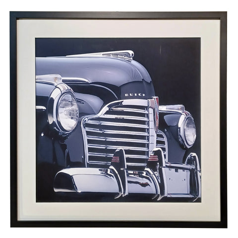 Obraz - Grill samochodu Buick Super, 1941r. - reprodukcja 1HH702-50 60x60 cm w ramie drewnianej