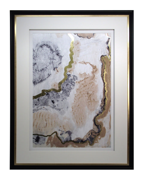 Obraz - Przekrój kamienia II - reprodukcja 151945GGE w ramie 85x115 cm