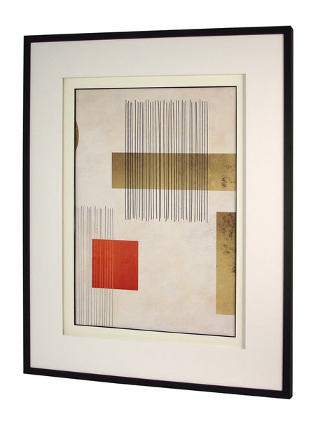 Obraz - Figury i linie II - reprodukcja 3MK6519 w ramie 78x98 cm