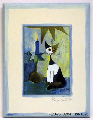 Obraz - Rosina Wachtmeister, koty - reprodukcja na płycie RW1020 32x41 cm - Obrazy Reprodukcje Ramy | ergopaul.pl