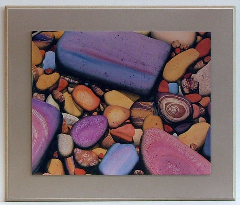 Obraz - Kolorowe kamienie - reprodukcja na płycie GD106R/2 59x50 cm - Obrazy Reprodukcje Ramy | ergopaul.pl