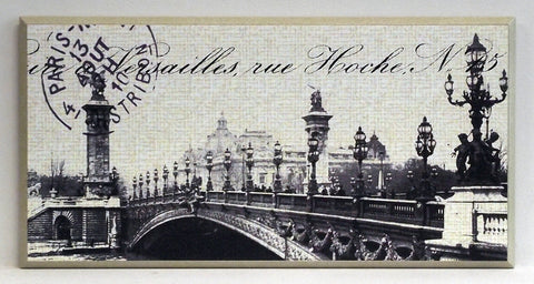 Obraz - Pocztówka z Francji, wersalski most - Decograph AB0954 51x26 cm - Obrazy Reprodukcje Ramy | ergopaul.pl