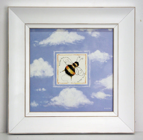 Obraz - Wśród chmur - pszczółka - reprodukcja w ramie D1449 18x18 cm. - Obrazy Reprodukcje Ramy | ergopaul.pl