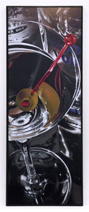 Obraz - Martini z oliwką - reprodukcja na płycie SFE4237 31x81 cm - Obrazy Reprodukcje Ramy | ergopaul.pl