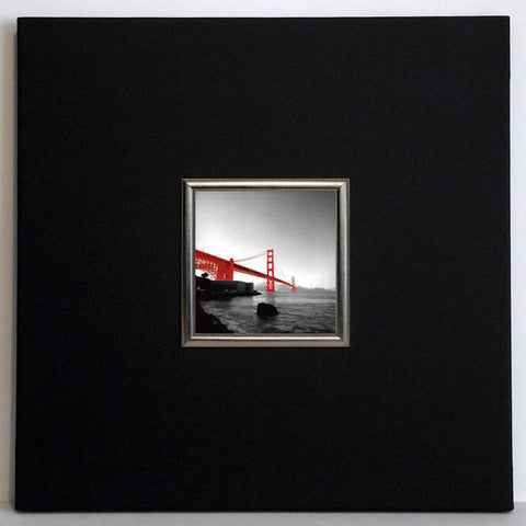 Obraz - Czerwone akcenty, Most Golden Gate - reprodukcja w ramie IGP4505 50x50 cm - Obrazy Reprodukcje Ramy | ergopaul.pl