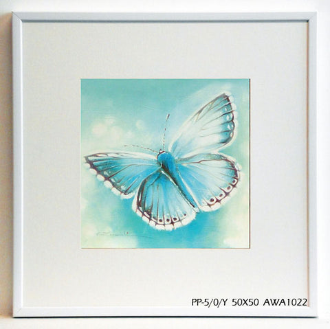Obraz - Kolorowy motyl - reprodukcja w ramie AWA1022 50x50 cm - Obrazy Reprodukcje Ramy | ergopaul.pl