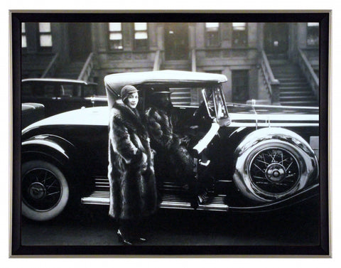 Obraz - Stare fotografie, Para w Nowym Yorku, 1932 - reprodukcja w ramie 3JZ173 80x60 cm - Obrazy Reprodukcje Ramy | ergopaul.pl