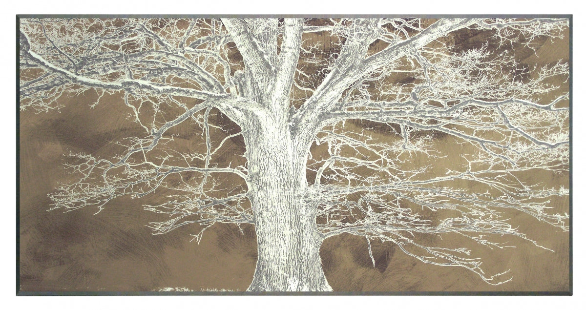 Obraz - Graficzne drzewo, dąb - reprodukcja na płycie 2AI2350 101x51 cm - Obrazy Reprodukcje Ramy | ergopaul.pl