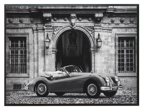 Obraz -Samochód Vintage III, czarno-biała fotografia - reprodukcja 3AP3838-40 na płycie 41x31 cm - Obrazy Reprodukcje Ramy | ergopaul.pl