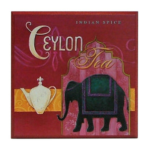 Obraz - Herbaciane etykiety, Ceylon tea - reprodukcja A5577 na płycie 31x31 cm. - Obrazy Reprodukcje Ramy | ergopaul.pl