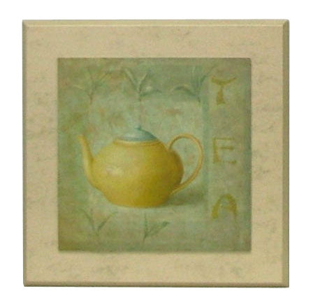 Obraz - Chińska herbata, czajniczek - reprodukcja A4309EX na płycie 41x41 cm. - Obrazy Reprodukcje Ramy | ergopaul.pl