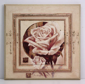 Obraz - Dwie białe róże - reprodukcja na płycie CA1391 31x31 cm - Obrazy Reprodukcje Ramy | ergopaul.pl