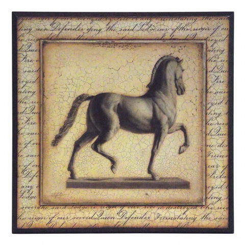 Obraz - Antyk, posąg konia - reprodukcja na płycie A0921 33x33 cm - Obrazy Reprodukcje Ramy | ergopaul.pl