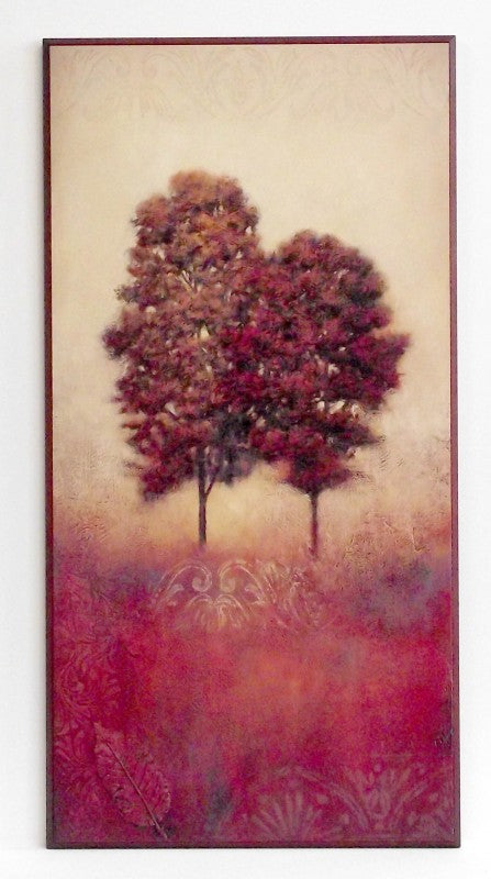 Obraz - Drzewa w różowych barwach - reprodukcja na płycie PŁ-120 41x81 A4082EX - Obrazy Reprodukcje Ramy | ergopaul.pl