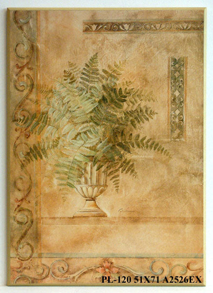 Obraz - Roślina w antycznej donicy - reprodukcja na płycie A2526EX 51x71 cm - Obrazy Reprodukcje Ramy | ergopaul.pl