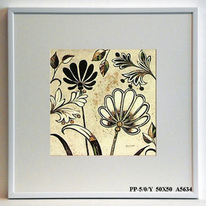 Obraz - Kwiatowy ornament - reprodukcja w ramie A5634 50x50 cm - Obrazy Reprodukcje Ramy | ergopaul.pl