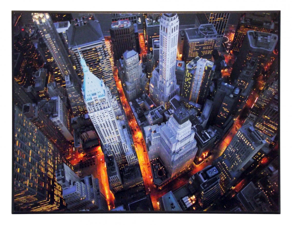 Obraz - Manhattan z lotu ptaka - Decograph 3CD278 81x61 cm - Obrazy Reprodukcje Ramy | ergopaul.pl